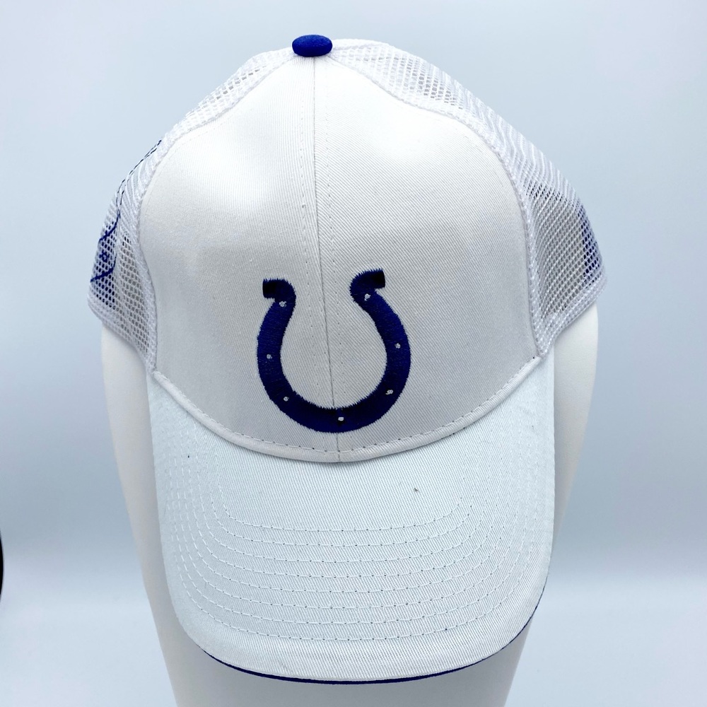NWOT NFL Indianapolis Colts White Blue Mesh Cap